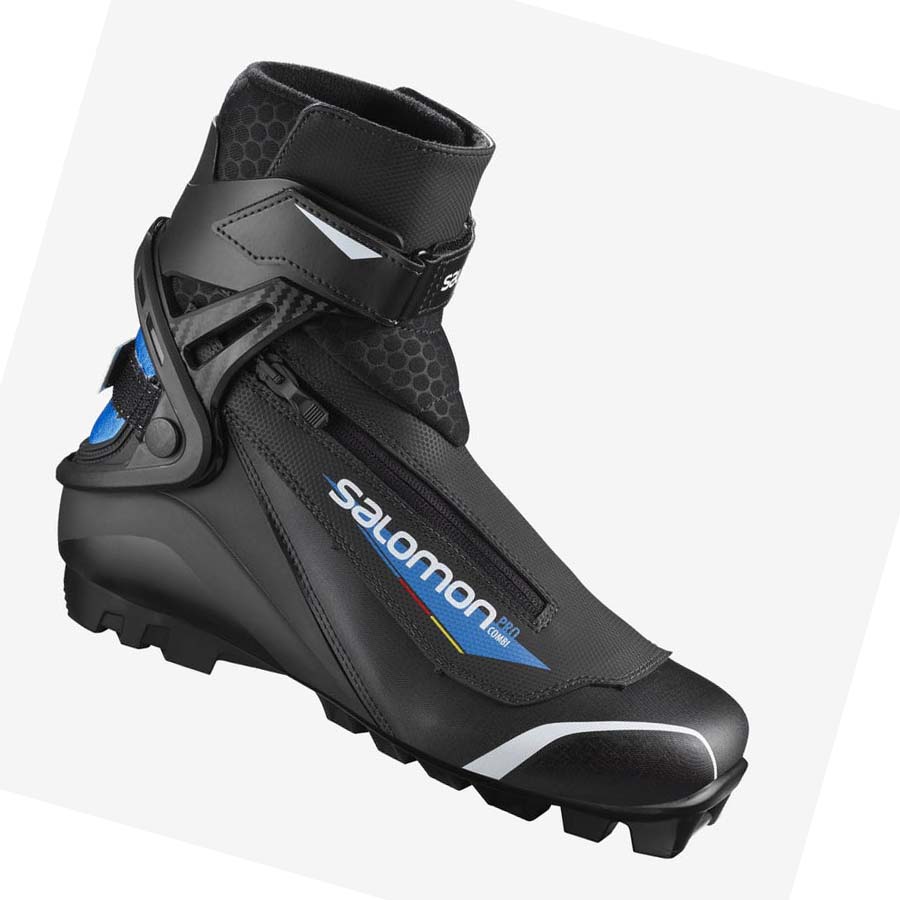 Botas Esqui Salomon PRO COMBI PILOT Hombre Negros Azules | MX 2856XYU